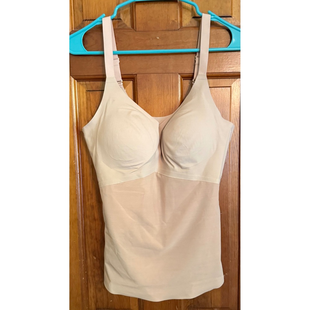 Honeylove LiftWear Cami Sand Beige Shaping Camisole Wireless Support Size Large